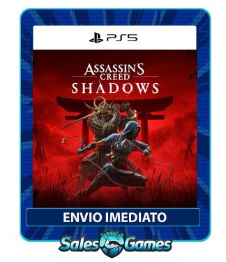 Assassin’s Creed Shadows - PS5 - Edição Padrão - Primária - Mídia Digital.