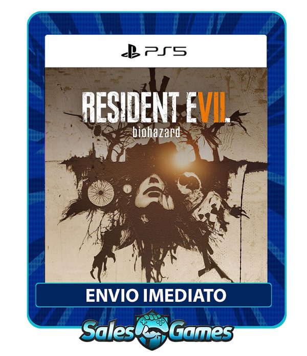 RESIDENT EVIL 7 biohazard - PS5 - Edição Padrão - Primária - Mídia Digital.