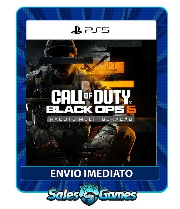 Call of Duty: Black Ops 6 - PS5 - Edição Padrão - Primária - Mídia Digital.