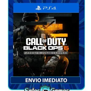 Call of Duty: Black Ops 6 - PS4 - Edição Padrão - Primária - Mídia Digital.