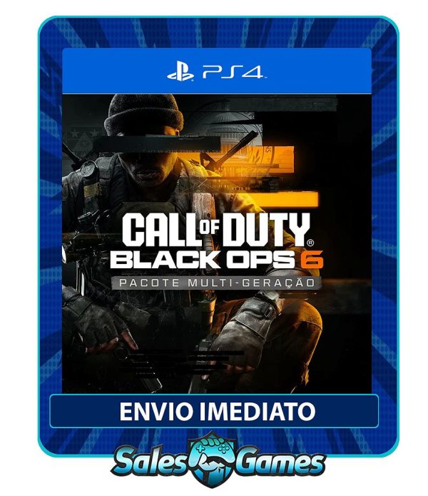 Call of Duty: Black Ops 6 - PS4 - Edição Padrão - Primária - Mídia Digital.