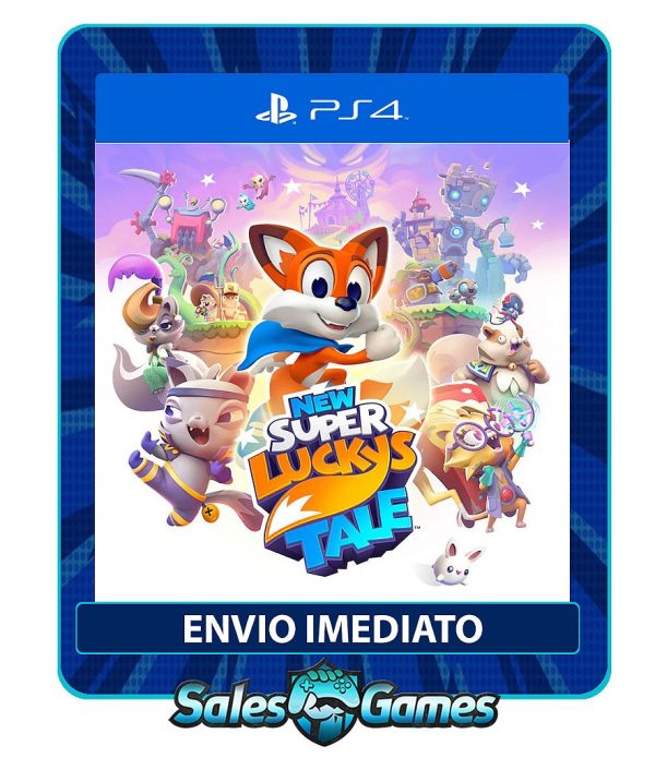 New Super Lucky's Tale - PS4 - Edição Padrão - Primária - Mídia Digital