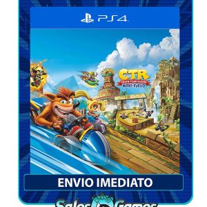 Crash Team Racing Nitro-Fueled - PS4 - Edição Padrão - Primária - Mídia Digital.