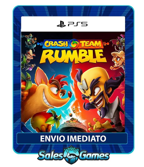 Crash Team Rumble - PS5 - Edição Padrão - Primária - Mídia Digital