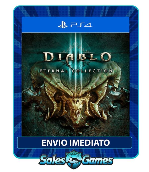 Diablo III: Eternal collection - PS4 - Edição Padrão - Primária - Mídia Digital.