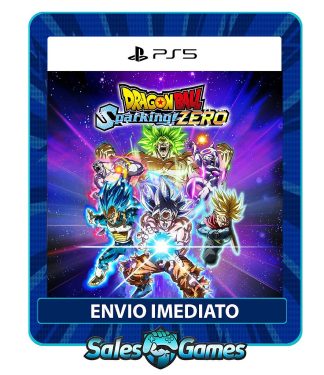 DRAGON BALL: Sparking! ZERO - PS5 - Edição Padrão - Primária - Mídia Digital.