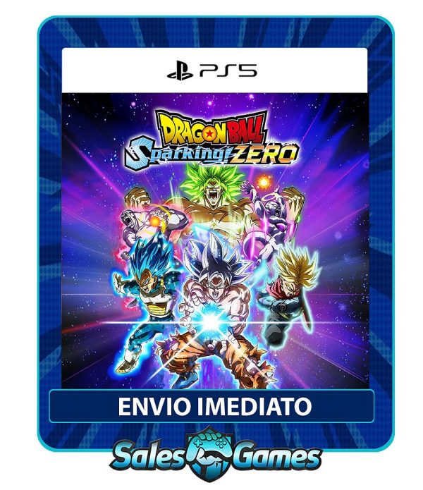 DRAGON BALL: Sparking! ZERO - PS5 - Edição Padrão - Primária - Mídia Digital.