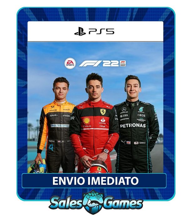 F1 2022 - PS5 - Edição Padrão - Primária - Mídia Digital.