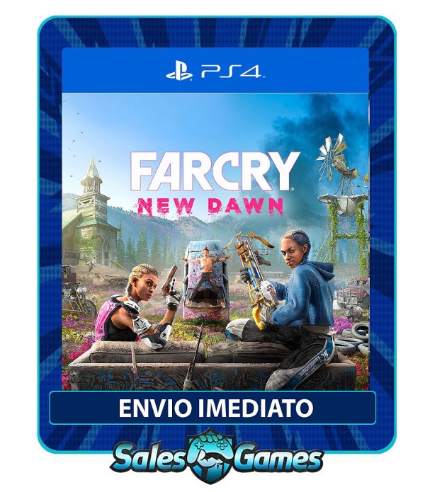 Far Cry New Dawn - PS4 - Edição Padrão - Primária - Mídia Digital.