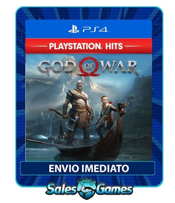 God of war - PS4 - Edição Padrão - Primária - Mídia Digital.