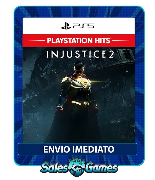 Injustice 2- PS5 - Edição Padrão - Primária - Mídia Digital.