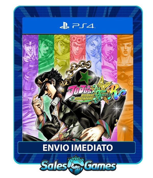 JoJo's Bizarre Adventure: All-Star Battle R - PS4 - Edição Padrão - Primária - Mídia Digital