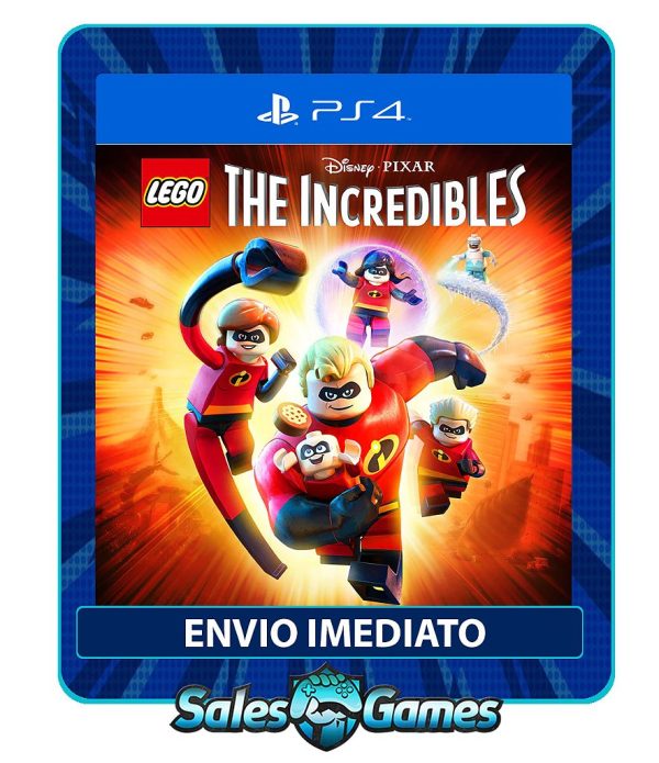 LEGO Os Incríveis - PS4 - Edição Padrão - Primária - Mídia Digital.