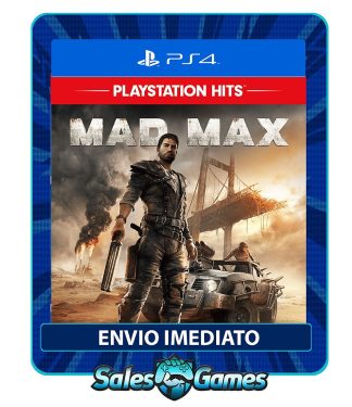 Mad Max - PS4 - Edição Padrão - Primária - Mídia Digital.