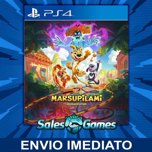 Marsupilami: Hoobadventure - PS4 - Edição Padrão - Primária - Mídia Digital