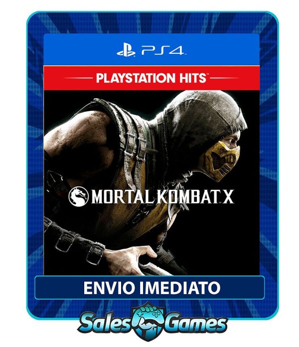 Mortal Kombat X - PS4 - Edição Padrão - Primária - Mídia Digital.