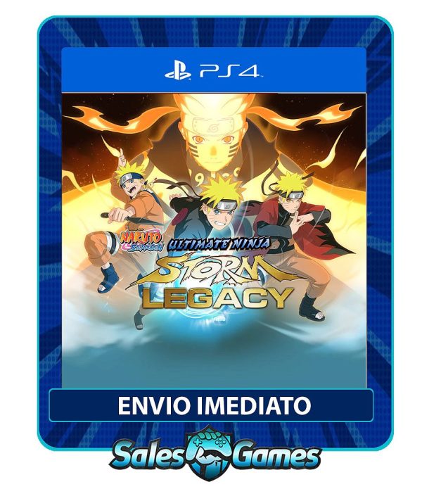 NARUTO SHIPPUDEN: Ultimate Ninja STORM Legacy - PS4 - Edição Padrão - Primária - Mídia Digital.