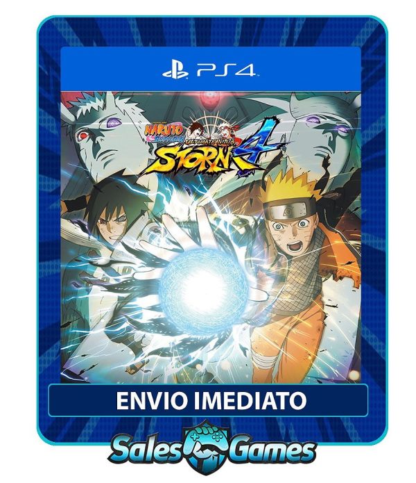 Naruto Shippuden Ultimate Ninja Storm 4 - PS4 - Edição Padrão - Primária - Mídia Digital.