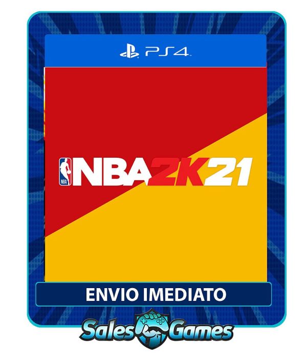 NBA 2K21 - PS4 - Edição Padrão - Primária - Mídia Digital.