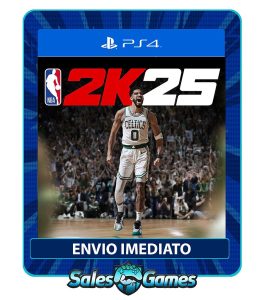 NBA 2K25 - PS4 - Edição Padrão - Primária - Mídia Digital.