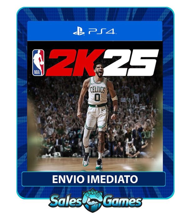 NBA 2K25 - PS4 - Edição Padrão - Primária - Mídia Digital.