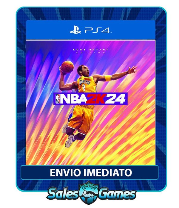 NBA 2K24 - PS4 - Edição Padrão - Primária - Mídia Digital.