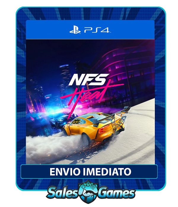 Need for Speed Heat - PS4 - Edição Padrão - Primária - Mídia Digital.