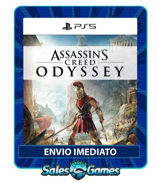 Assassins Creed Odyssey- PS5 - Edição Padrão - Primária - Mídia Digital.