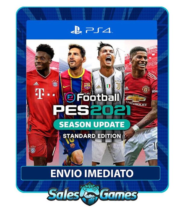 Pes 21 - PS4 - Edição Padrão - Primária - Mídia Digital.