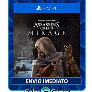 Assassins Creed Mirage - PS4 - Edição Padrão - Primária - Mídia Digital.