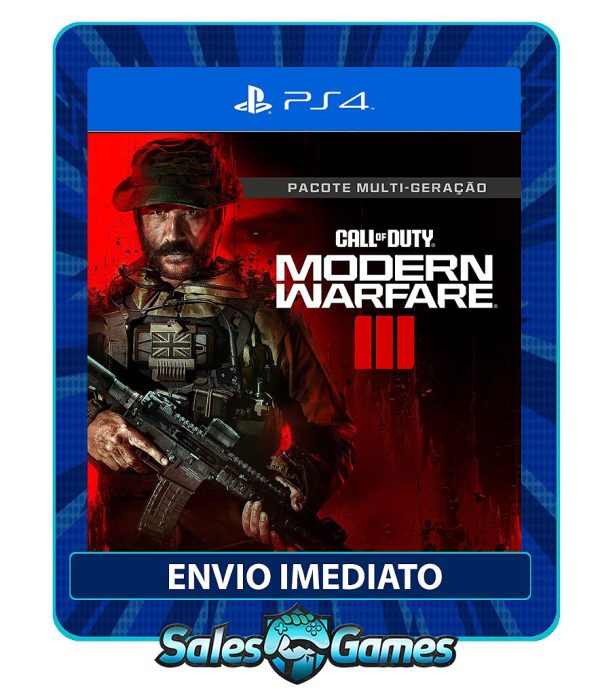 Call of Duty: Modern Warfare III - PS4 - Edição Padrão - Primária - Mídia Digital.