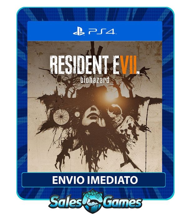 RESIDENT EVIL 7 biohazard - PS4 - Edição Padrão - Primária - Mídia Digital.