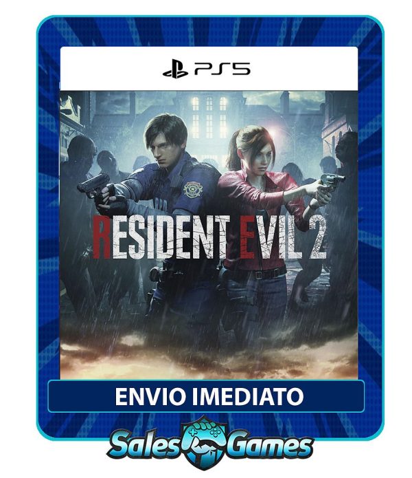 Resident Evil 2 - PS5 - Edição Padrão - Primária - Mídia Digital