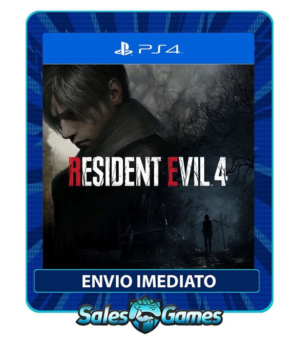 Resident Evil 4  - PS4 - Edição Padrão - Primária - Mídia Digital