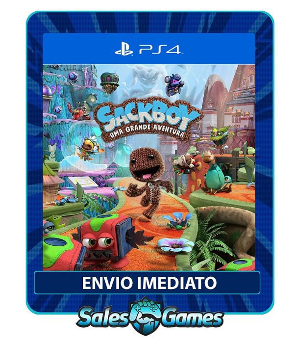 Sack Boy: Uma Grande Aventura - PS4 - Edição Padrão - Primária - Mídia Digital