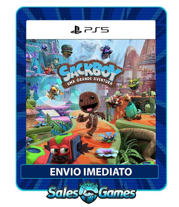 Sack Boy: Uma Grande Aventura - PS5 - Edição Padrão - Primária - Mídia Digital