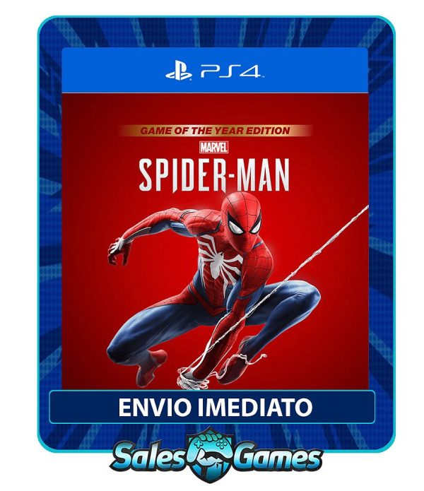 Marvel's Spider-Man: Game of the Year Edition - PS4 - Edição Padrão - Primária - Mídia Digital.