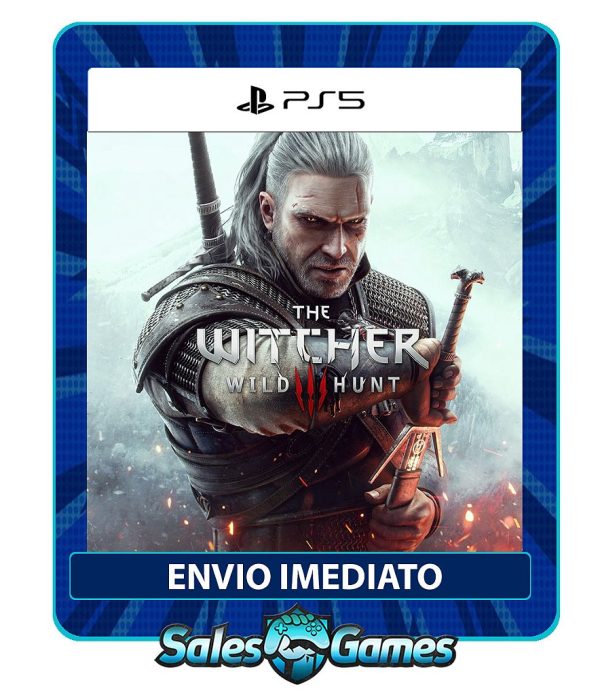 The Witcher 3: Wild Hunt - PS5 - Edição Padrão - Primária - Mídia Digital.