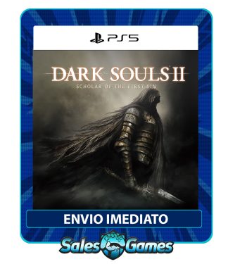 Dark souls II - PS5 - Edição Scholar of the First Sin - Primária - Mídia Digital.