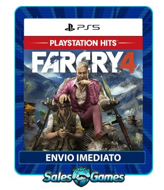 Far Cry 4 - PS5 - Edição Padrão - Primária - Mídia Digital.