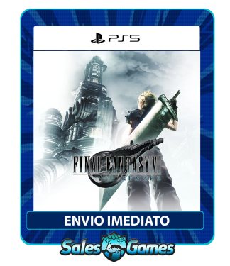 FINAL FANTASY VII REMAKE - PS5 - Edição Padrão - Primária - Mídia Digital.