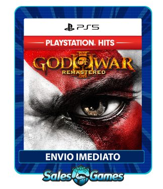 God of War III - PS5 - Edição Remastered - Primária - Mídia Digital.
