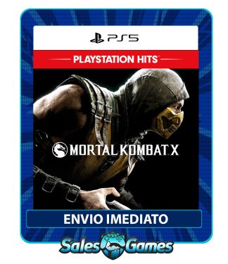 Mortal Kombat X - PS5 - Edição Padrão - Primária - Mídia Digital.