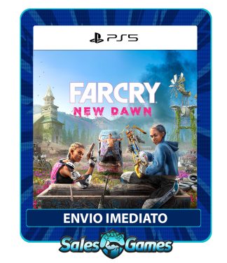 Far Cry New Dawn - PS5 - Edição Padrão - Primária - Mídia Digital.
