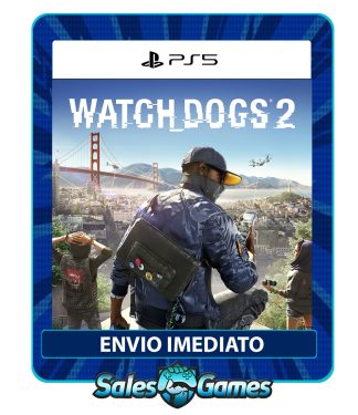 WATCH DOGS 2 - PS5 - Edição Padrão - Primária - Mídia Digital.