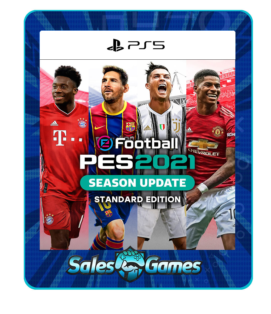 Pes 21 - PS5 - Edição Padrão - Primária - Mídia Digital.