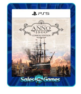 Anno 1800 - PS5 - Edição Padrão - Primária - Mídia Digital.