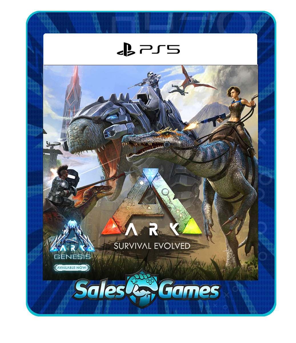 ARK: Survival Evolved - PS5 - Edição Padrão - Primária - Mídia Digital.
