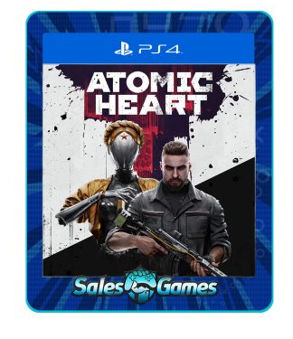 Atomic Heart - PS4 - Edição Padrão - Primária - Mídia Digital.