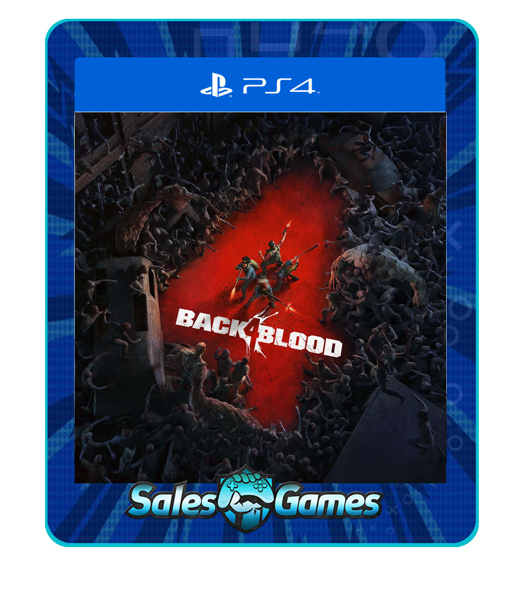 Back 4 Blood - PS4 - Edição Padrão - Primária - Mídia Digital.